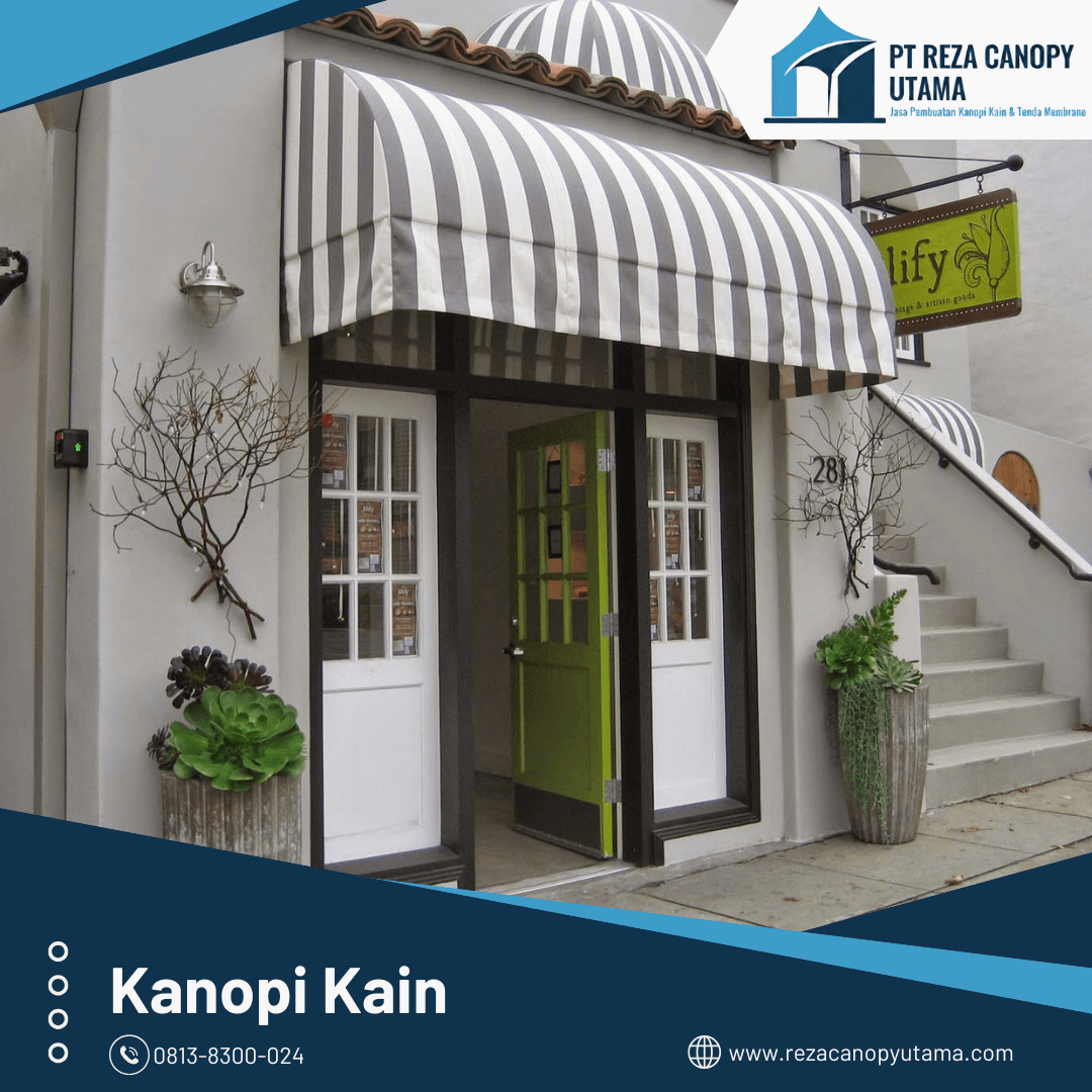 Kanopi Kain pintu jendela